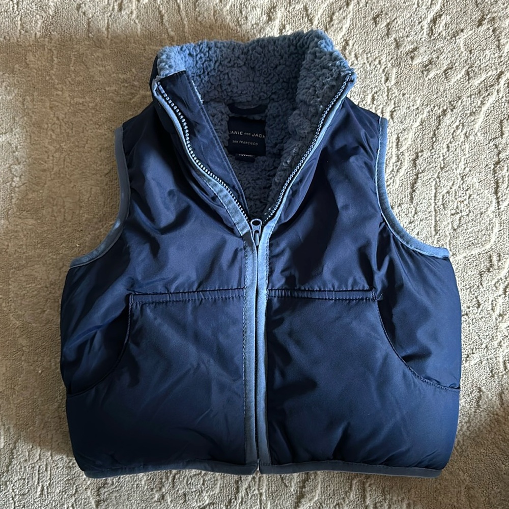 Janie and Jack baby Sherpa vest